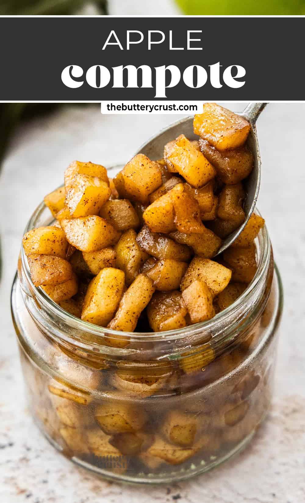 Cinnamon Apple Compote - The Buttery Crust
